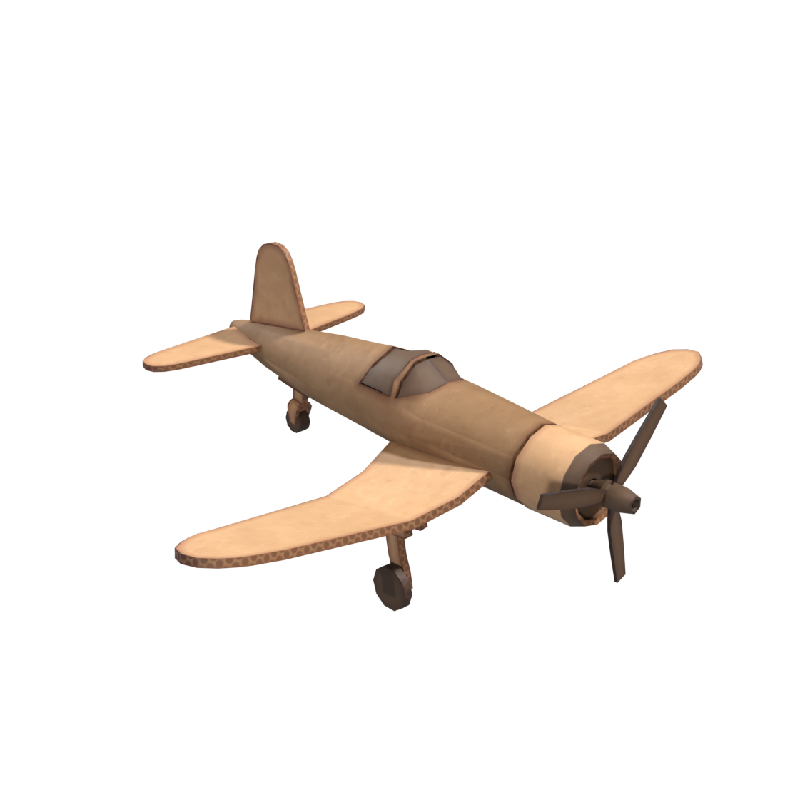 Cardboard plane