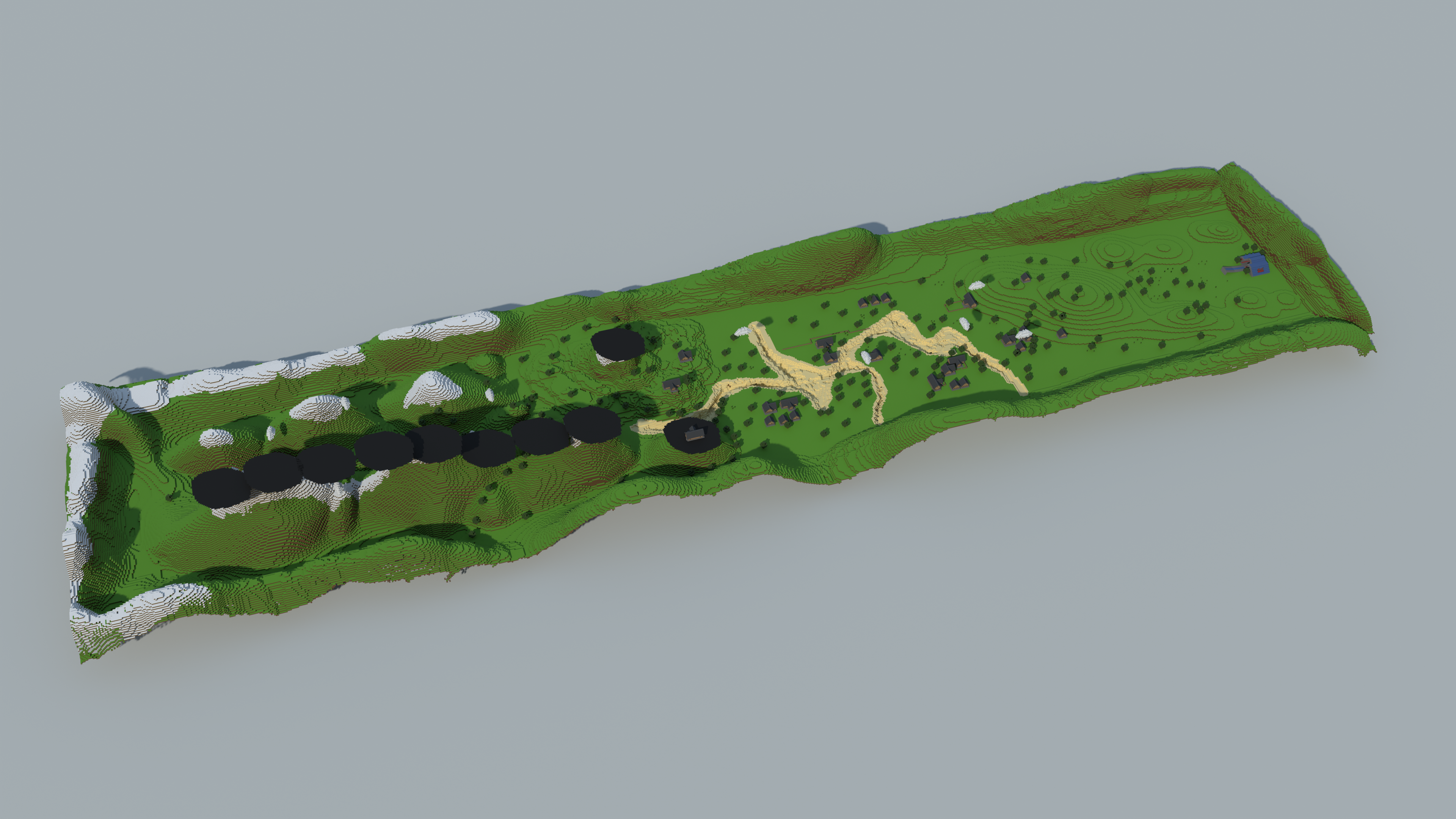 Block flight map