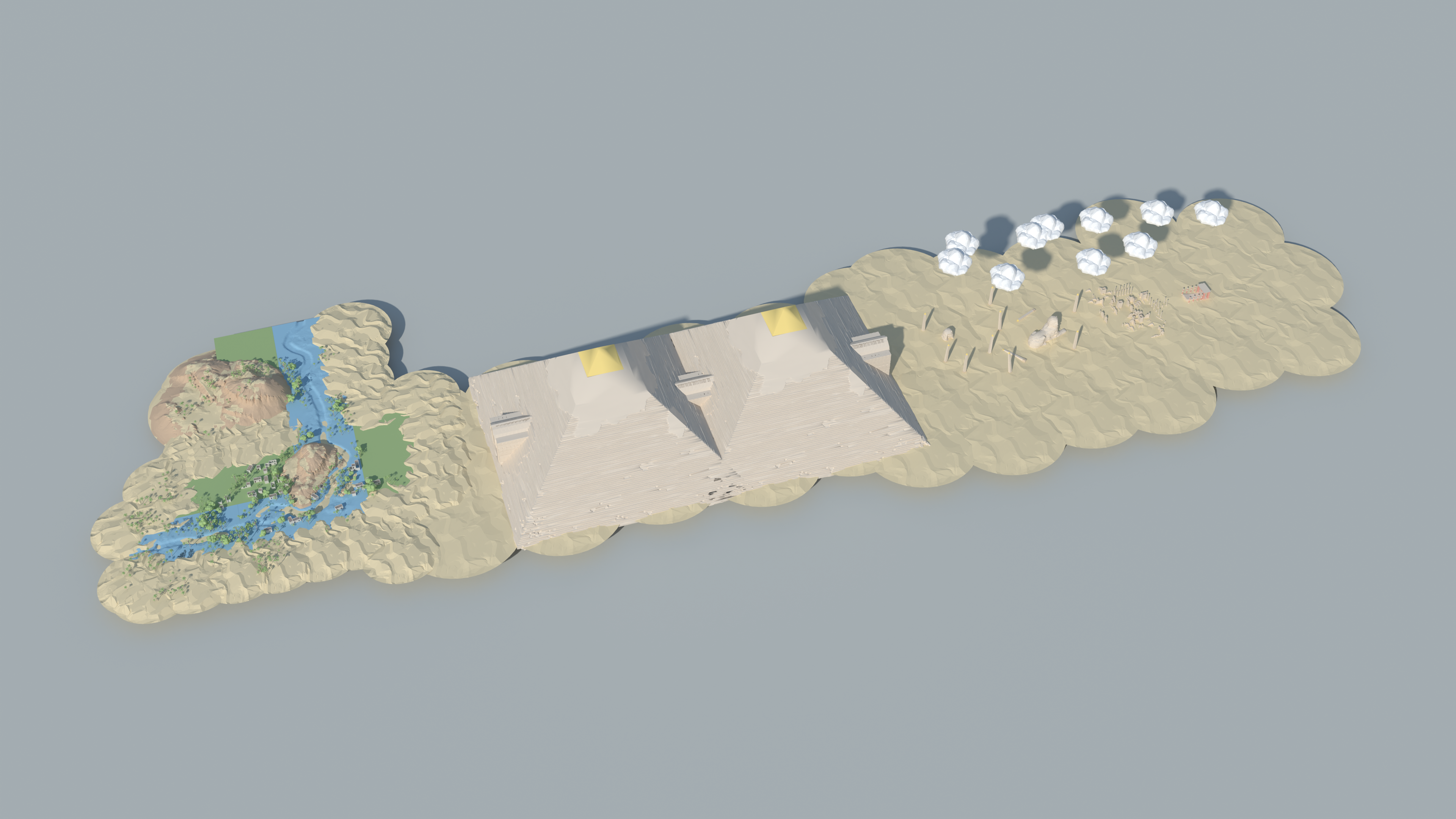 Desert flight map