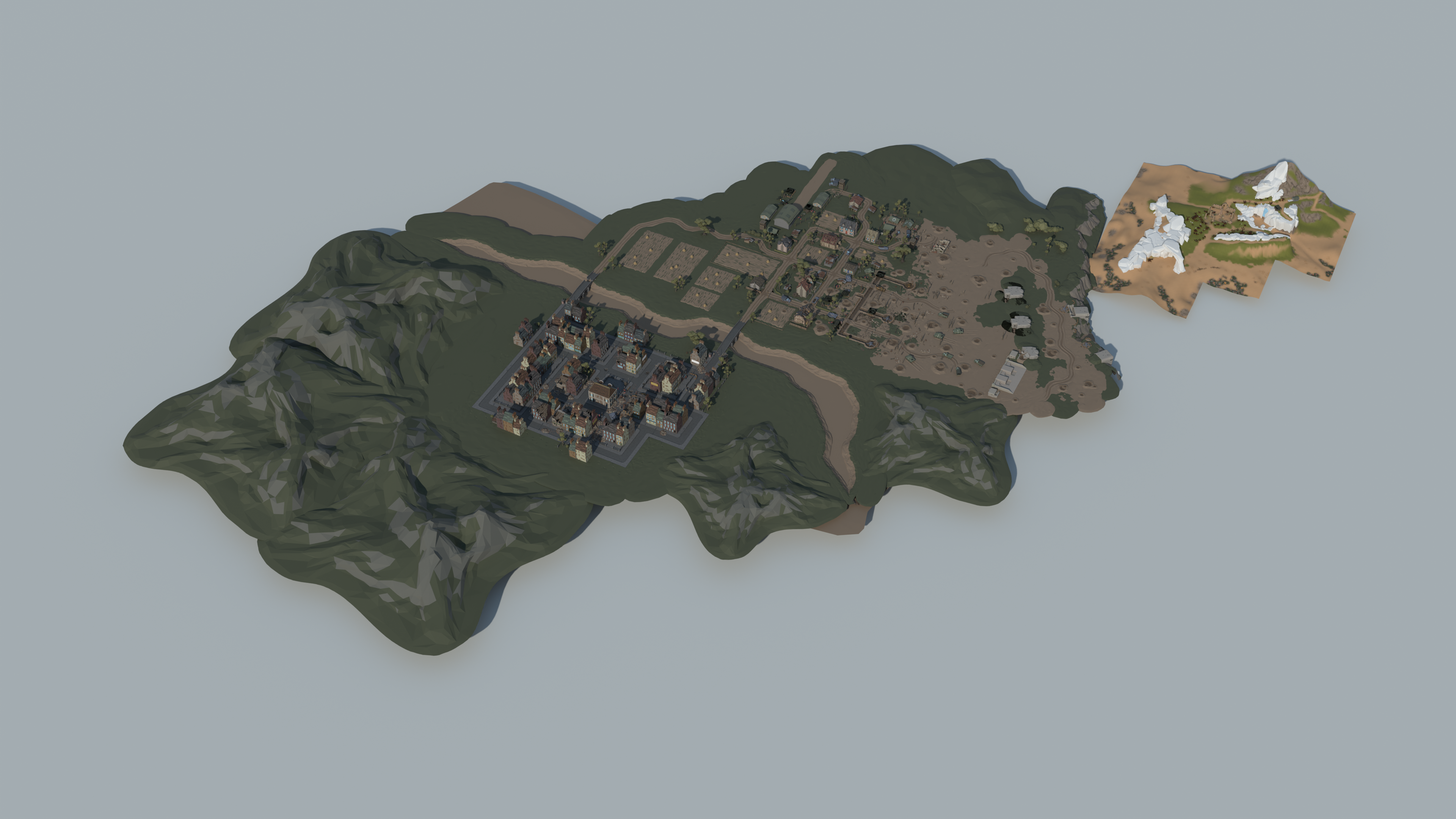 War Zone flight map