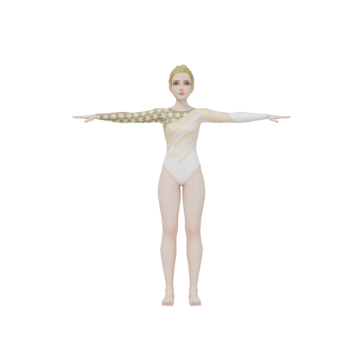 Gold Patriot Leotard